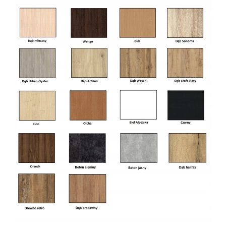 BIURKO NAROŻNE LOFT KOMPUTEROWE LEWE DUŻE 200 x 135 BLAT 36mm SONOMA