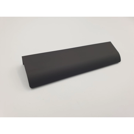 Uchwyt meblowy krawędziowy 128 mm czarny metal