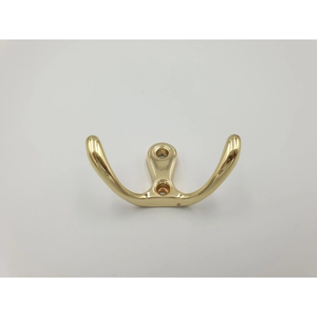 Wieszak wiszący złoty podwójny metal Furniled