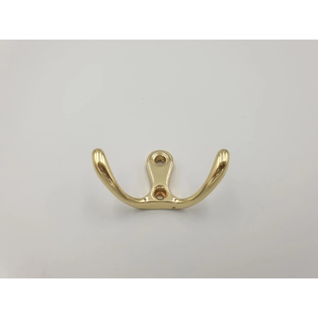 Wieszak wiszący złoty podwójny metal Furniled