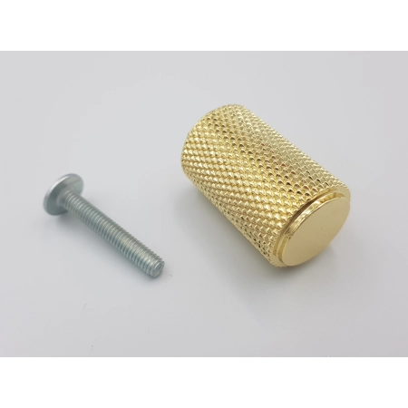 Uchwyt meblowy gałka złoty połysk Gamet