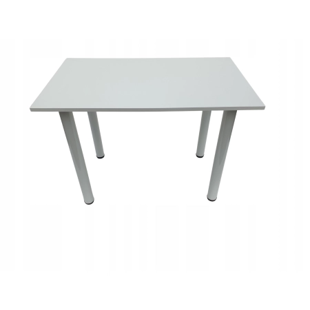 Stół do kuchni jadalni biały 115 x 60 x 72,6 cm nogi białe
