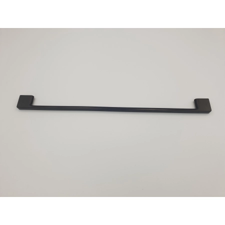 Uchwyt meblowy klasyczny czarny matowe loft 35,4 x 0,9 x 2,8 cm