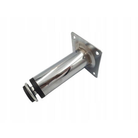 Nóżka meblowa chrom regulowana H 10 cm (636)