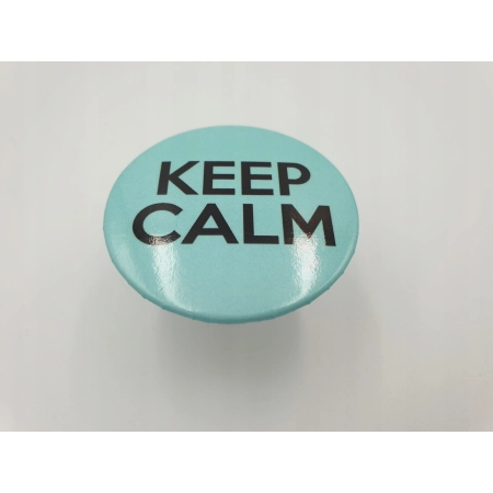 Gałka meblowa GAMET GX01 keep calm błękitny