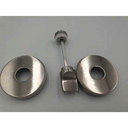 Klamka wewnętrzna Gamet Szyld okrągły, Szyld z blokadą WC