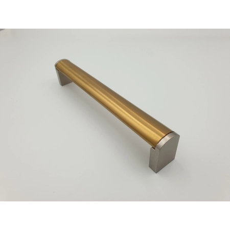 Uchwyt meblowy relingowy RE21 złoty szczotka 160mm
