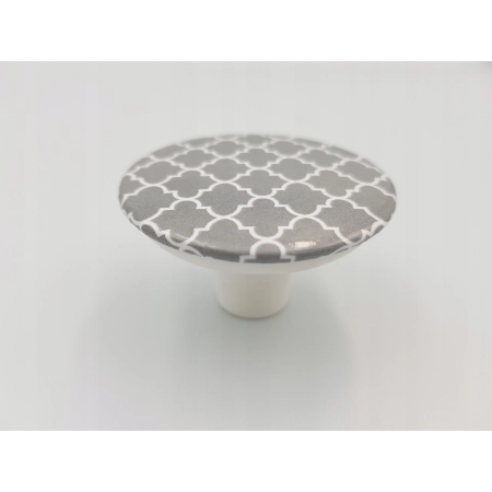 Gałka meblowa GX01 marokańska koniczyna szara Gamet