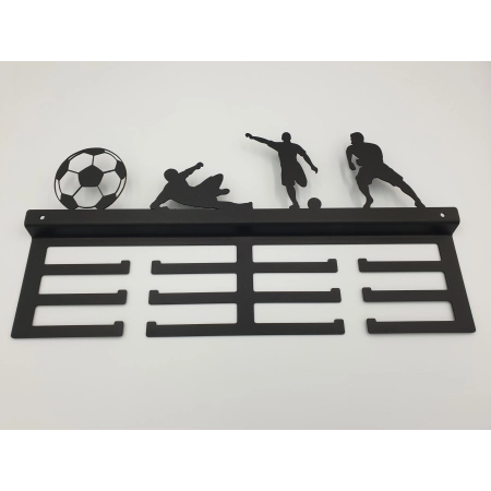Wieszak na medale Piłka nożna czarny Gamet