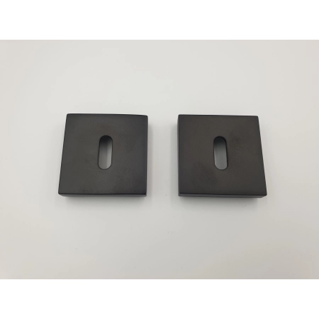 Klamka wewnętrzna Gamet Szyld kwadratowy, Szyld z otworem na klucz