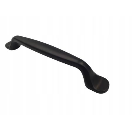 Klasyczny uchwyt meblowy ŁAPKA czarny UR54 128mm Gamet