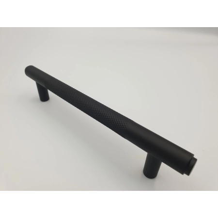 Uchwyt meblowy reling czarny matowy Gamet 16,9 x 1,2 x 3,2 cm