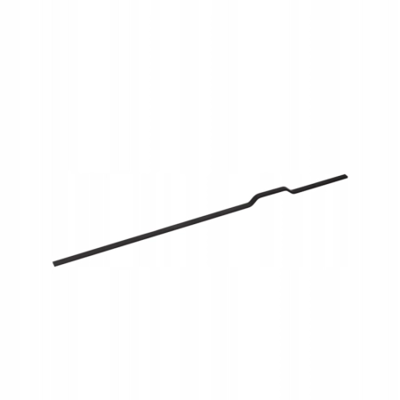 Uchwyt meblowy klasyczny czarny matowe 113,5 x 1,5 x 2,6 cm (6B)