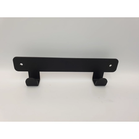 Wieszak wiszący metalowy loftowy czarny Gamet