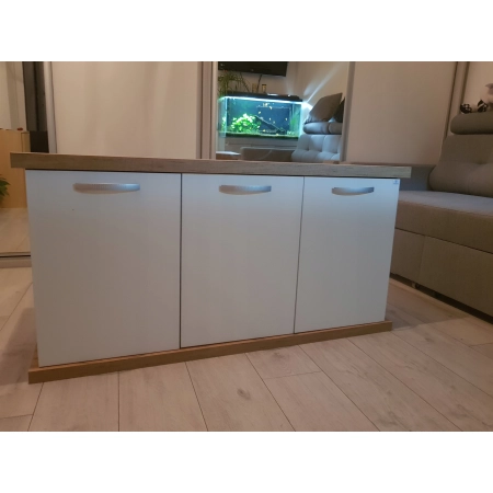 Szafka pod akwarium 240L/288L 120 WZMOCNIONA GRUBE BLATY OTWORY - KOLORY