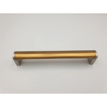 Uchwyt meblowy relingowy RE21 złoty szczotka 160mm