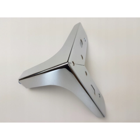 Noga meblowa kotwica 10,5 cm, chrom, nóżka do łóżka, sofy, komody (75)