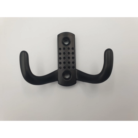 WIESZAK MEBLOWY,HACZYK NA UBRANIA PODWÓJNY CZARNY