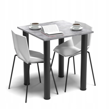 STÓŁ STOLIK KUCHENNY DO JADALNI LOFT 65x65 KOLORY