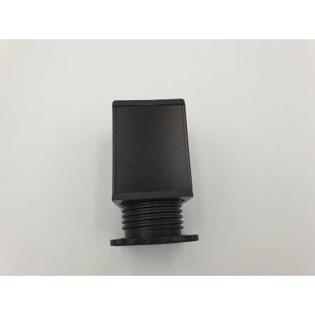 Nóżka meblowa czarna kwadratowa regulowana H-60 (628)