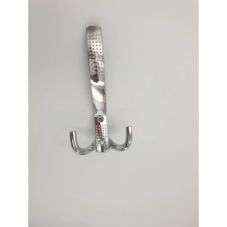 Wieszak wiszący potrójny chrom Leba