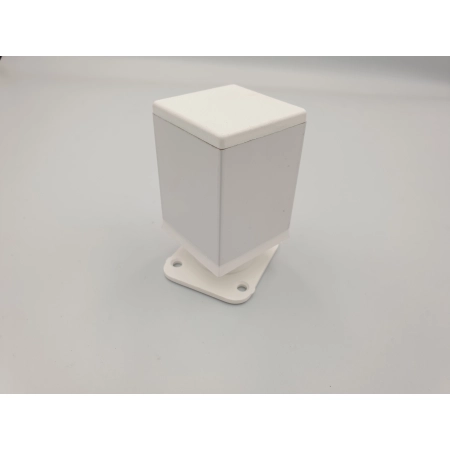 Nóżka meblowa regulowana H-60 4x4x6 cm biała (629)