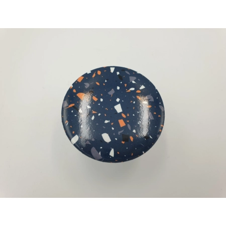 Gałka meblowa terazzo granatowe do pokoju młodzieżowego GAMET GX01