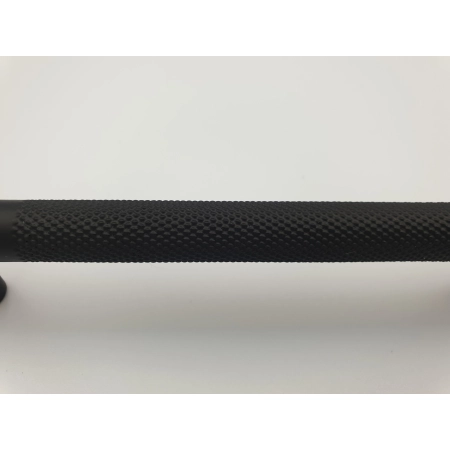 Uchwyt meblowy reling czarny matowy Gamet 16,9 x 1,2 x 3,2 cm