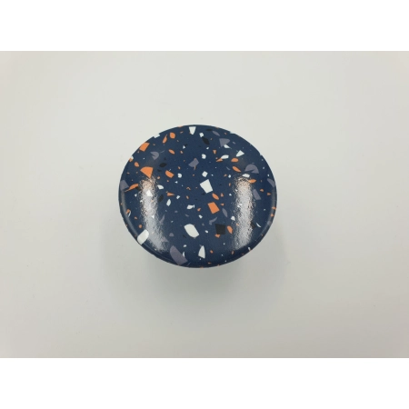 Gałka meblowa terazzo granatowe do pokoju młodzieżowego GAMET GX01