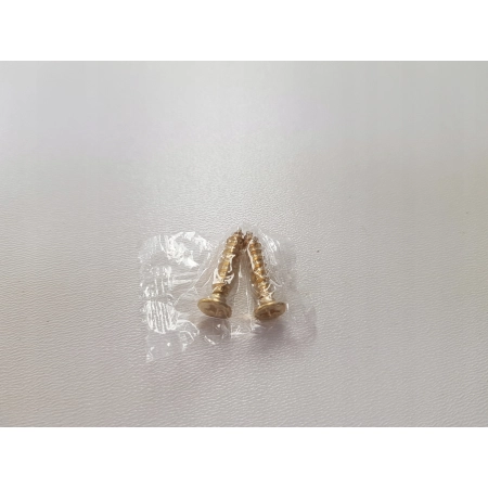 Wieszak meblowy haczyk potrójny złoty mat, retro