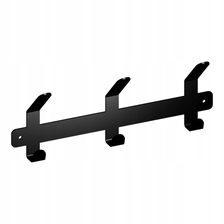 Wieszak wiszący czarny metal Gamet do przedpokoju