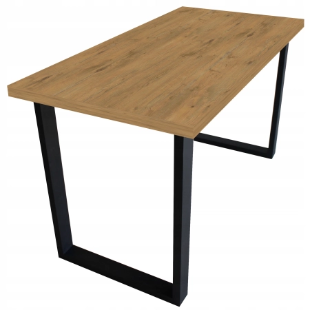 BIURKO KOMPUTEROWE LOFTOWE GAMINGOWE BLAT 36MM 100cm x 60cm DĄB LANCELOT