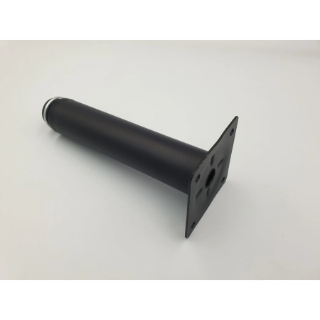 Nóżka meblowa czarna METALOWA okrągła H-150 regulowana (698)